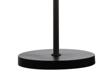 Load image into Gallery viewer, 23" Antiqued Bronze Geometric Table Lamp With Drum Shade
