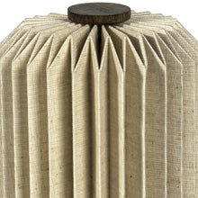 Load image into Gallery viewer, 9" Natural Geometric Table Lamp LED With Cylinder Shade
