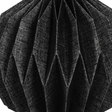 Load image into Gallery viewer, 11" Black Geometric Table Lamp LED With Globe Shade
