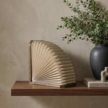 Load image into Gallery viewer, 11" Natural Geometric Table Lamp With Novelty Shade
