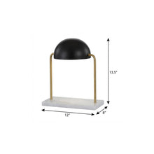 Load image into Gallery viewer, 14" White Novelty Table Lamp With Novelty Shade
