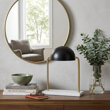 Load image into Gallery viewer, 14" White Novelty Table Lamp With Novelty Shade
