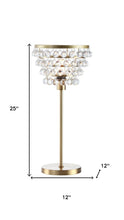 Load image into Gallery viewer, 25" Gold Novelty Table Lamp With Drum
