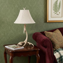 Load image into Gallery viewer, 28" Beige Antlers Table Lamp With Bell Shade
