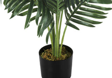 Load image into Gallery viewer, 34" Tall, Artificial Plant, Palm Tree, Indoor, Faux, Fake, Floor, Greenery, Potted, Real Touch, Decorative - Green / Black
