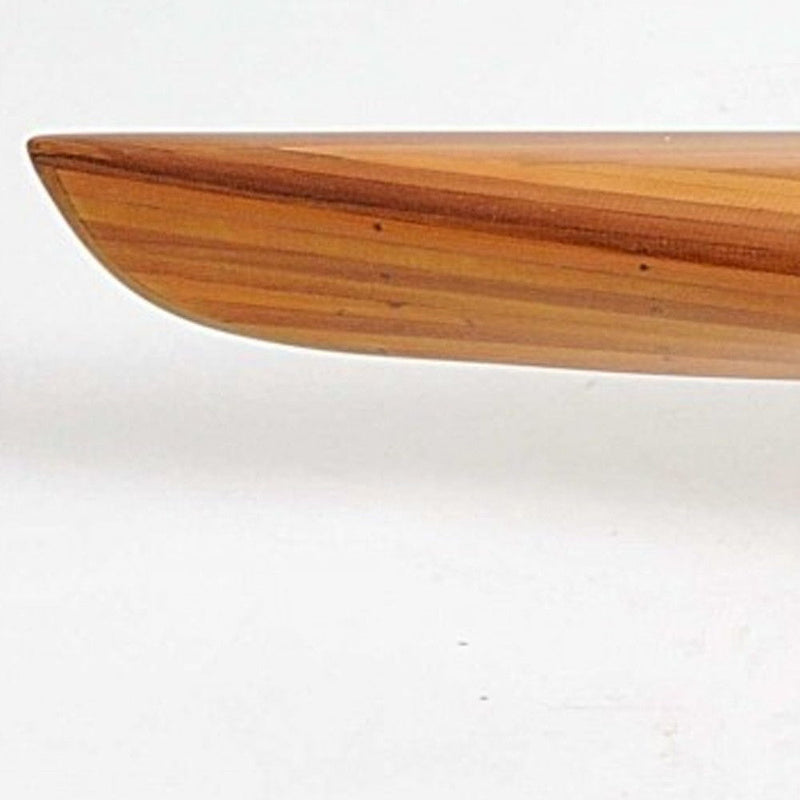 Rich Kayak Model Sculpture - Cedar