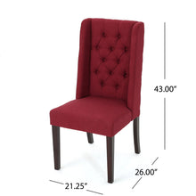 Load image into Gallery viewer, Sophisticated Tufted Dining Chair With High Back Design
