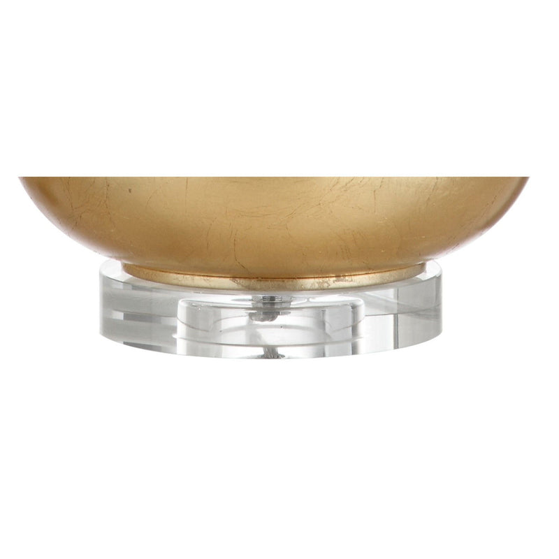 Novelty Table Lamp LED With Drum Shade - Clear