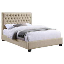 Load image into Gallery viewer, Saintes - Tufted Upholstered Wingback Bed
