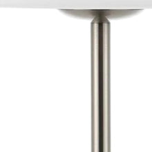 Load image into Gallery viewer, 13" Nickel USB Table Lamp With Dome Shade
