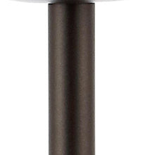 Load image into Gallery viewer, 13" Antiqued Bronze USB Table Lamp With Dome Shade
