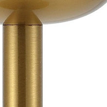 Load image into Gallery viewer, 13" Gold USB Table Lamp With Empire Shade
