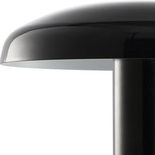 Load image into Gallery viewer, 11" Black Novelty USB Table Lamp With Globe Shade
