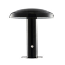 Load image into Gallery viewer, 11" Black Novelty USB Table Lamp With Globe Shade
