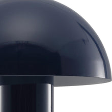 Load image into Gallery viewer, 11" Blue Novelty USB Table Lamp With Globe Shade
