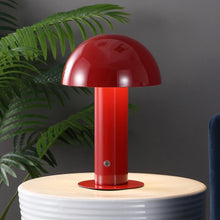 Load image into Gallery viewer, 11" Red Novelty USB Table Lamp With Globe Shade
