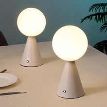 Load image into Gallery viewer, Set of Two 12" Clear Lighthouse USB Table Lamps
