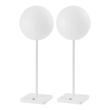 Load image into Gallery viewer, Set of Two 18" White USB Table Lamps LED
