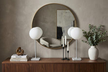 Load image into Gallery viewer, Set of Two 18" Gray USB Table Lamps LED
