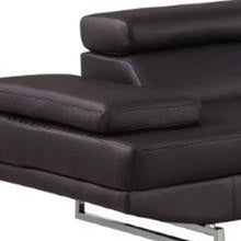 Load image into Gallery viewer, Leather L Shaped Two Piece Corner Sectional - Brown
