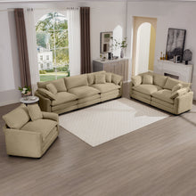 Load image into Gallery viewer, Elegant Oversized Sectional Sofa Set With Deep Seats And Flexible Layout
