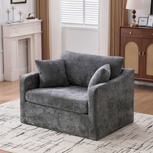 Load image into Gallery viewer, Farmhouse Accent Chair With 2 Bolster Pillows
