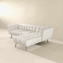 Load image into Gallery viewer, Addison - L Shape Sectional Sofa Tufted
