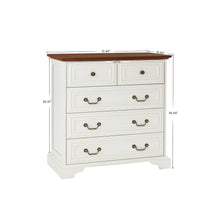 Load image into Gallery viewer, Modern 5 Drawer Dresser For Bedroom, Ample Storage Wide Chest Of Drawers
