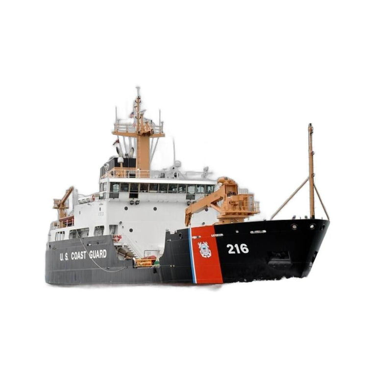 Hand Painted Model Boat (624443) - Black / White