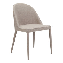 Load image into Gallery viewer, Upholstered Fabric Dining Chairs (Set of 2) - Light Gray
