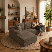 Load image into Gallery viewer, Modern L-Shaped Sectional Sofa With Left Facing Chaise
