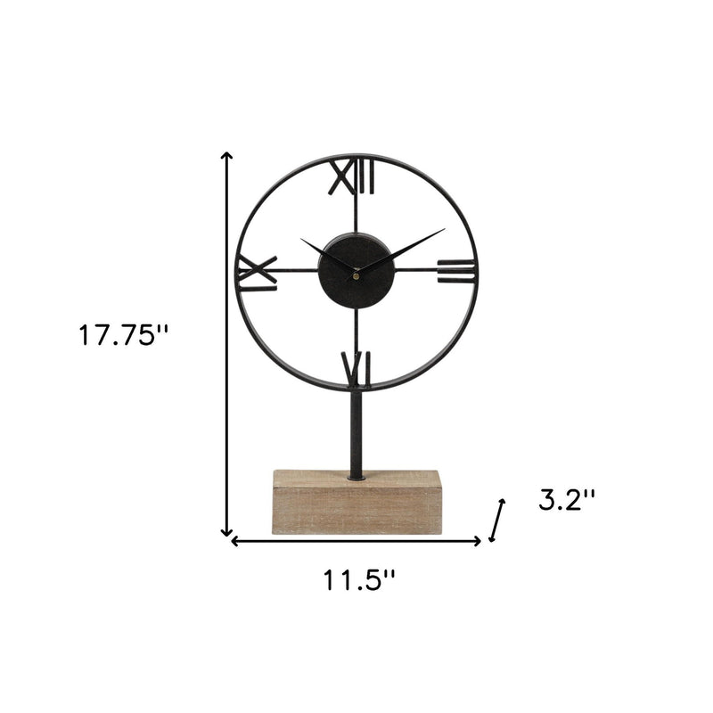Table Clock (376228) - Black