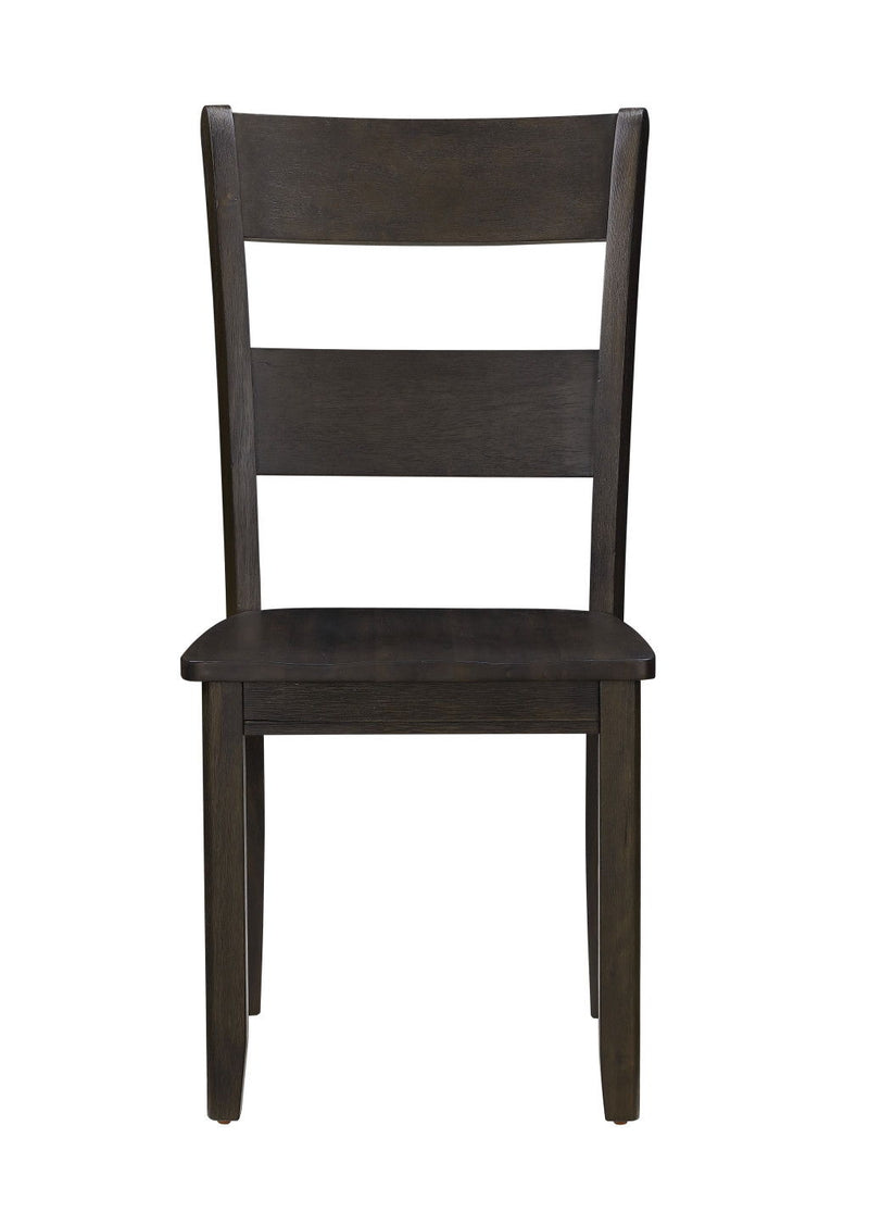 Wood Ladder Back Dining Side Chairs (Set of 2) - Walnut