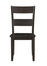 Load image into Gallery viewer, Wood Ladder Back Dining Side Chairs (Set of 2) - Walnut
