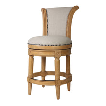 Load image into Gallery viewer, Swivel Barstool With High-Back
