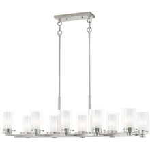 Load image into Gallery viewer, 12" Ten Light Dimmable Chandelier With Shades - Nickel
