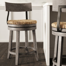 Load image into Gallery viewer, Stool With Natural Seagrass Seat
