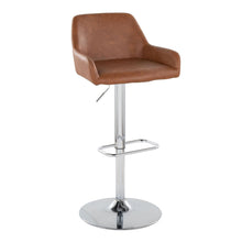 Load image into Gallery viewer, Daniella - Contemporary Adjustable Barstool With Swivel With Rounded Rectangle Footrest (Set of 2)
