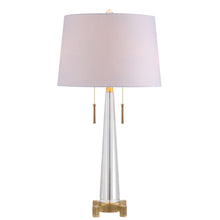 Load image into Gallery viewer, Novelty Table Lamp With Empire Shade - Clear
