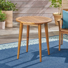 Load image into Gallery viewer, Stamford - Modern Outdoor Bistro Table With Water Resistant - Teak
