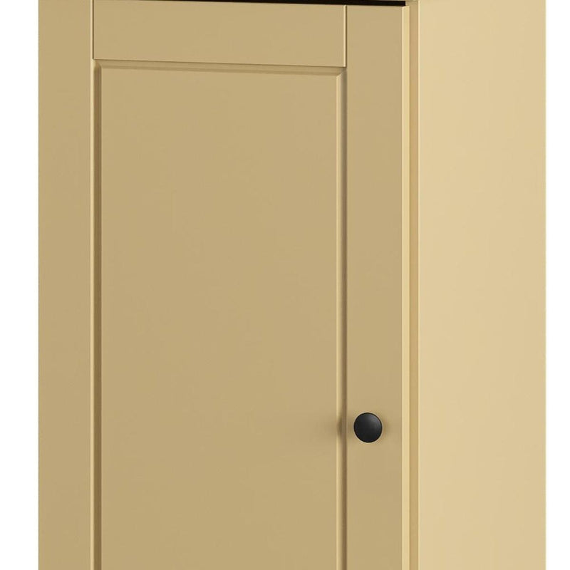 Ten Pair Solid Woodshoe Storage Cabinet (752066) - Yellow