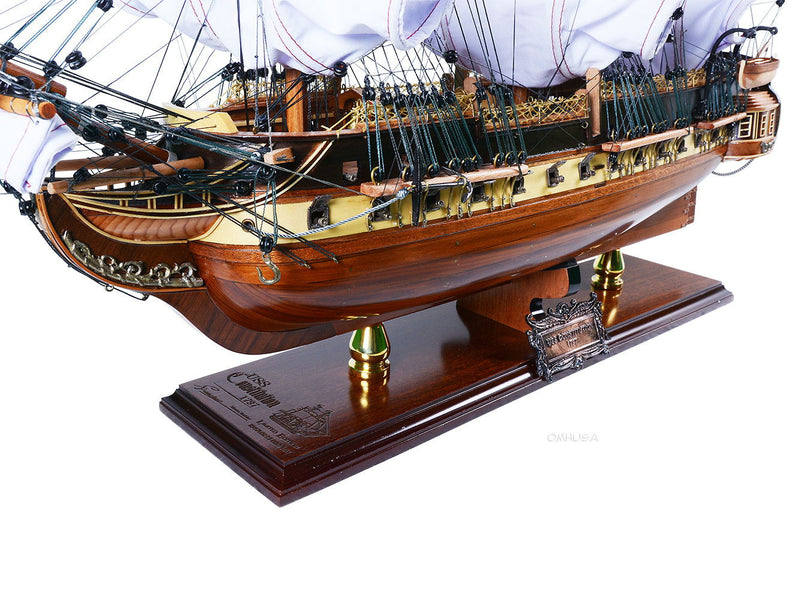 Hand Painted Model Boat (624636) - Light Brown