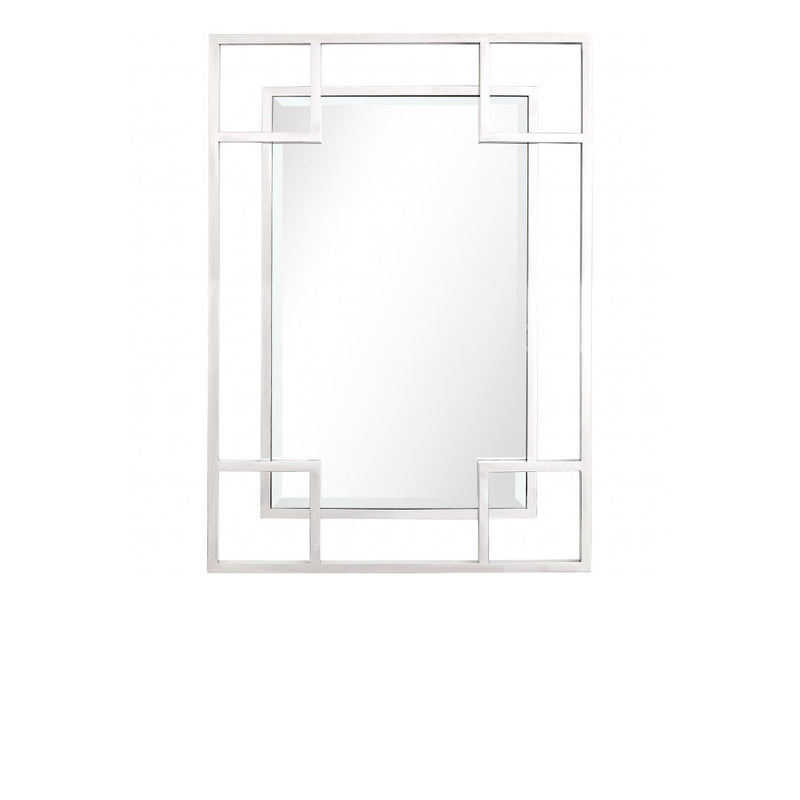 42" Framed Accent Mirror - Silver