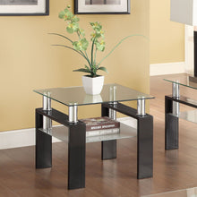Load image into Gallery viewer, Samantha - 1 Shelf Square End Table - Black
