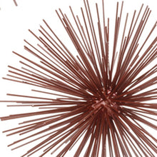 Load image into Gallery viewer, Decorative Spiky Sphere Tabletop Sculpture - Red

