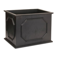 Load image into Gallery viewer, Geometric Rectangular Planter Boxes (Set of 3) - Black
