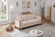 Load image into Gallery viewer, Modern Sofa With Solid Wood Legs, 3 Seater
