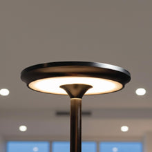 Load image into Gallery viewer, 11" Black Round Desk Lamp
