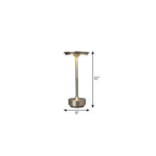 Load image into Gallery viewer, 11" Silver Round Table Lamp
