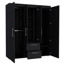 Load image into Gallery viewer, 2 Drawer Dresser Combo - Black
